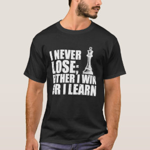 T-shirt Joueur d'échecs pour jeu d'échecs