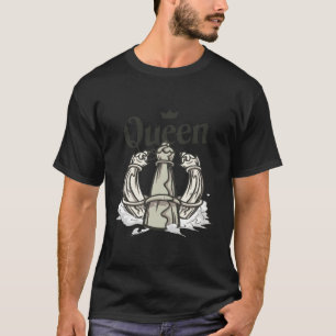 T-shirt Joueur d'échecs Reine Hommes Femmes Enfants