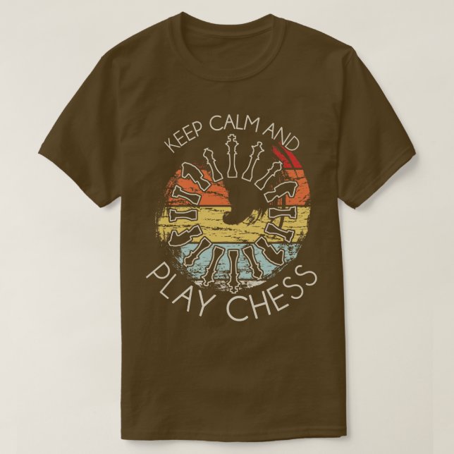 T-shirt Joueur d'échecs Retro (Design devant)