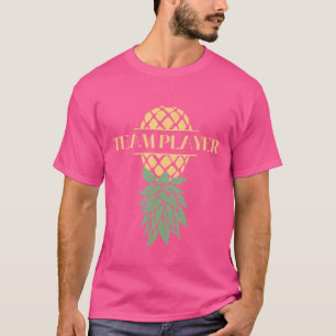 T-shirt Joueur D'Équipe À L'Arrière De L'Ananas