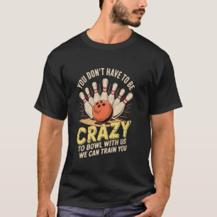 T-shirt Joueur d'équipe de quilles sport de quilles Drôle