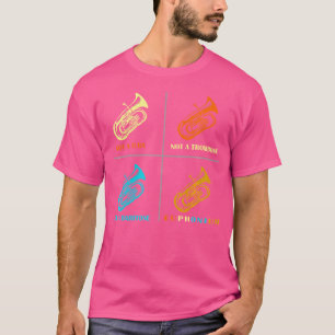 T-shirt Joueur d'euphonium Orchestre de cuivres