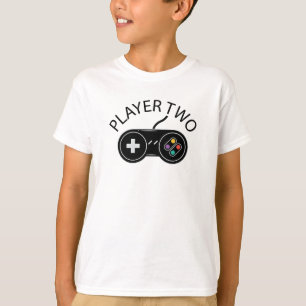 T-shirt Joueur Deux Joueur - Contrôleur de jeu vidéo Cadea