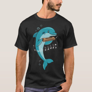 T-shirt Joueur d'harmonica Animal Instrument de musique Ja
