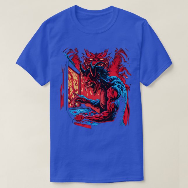T-shirt joueur diable (Design devant)