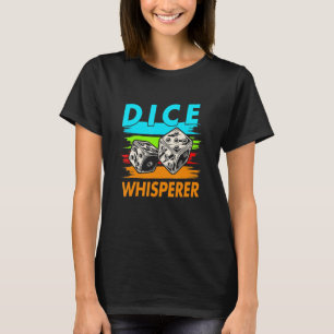 T-shirt Joueur Dice Whisperer Craps Joueur Casino