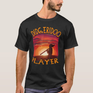 T-shirt Joueur Didgeridoo Sunset Didgeridoo
