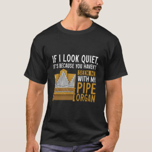 T-shirt Joueur d'orgue à tuyaux Organiste d'église