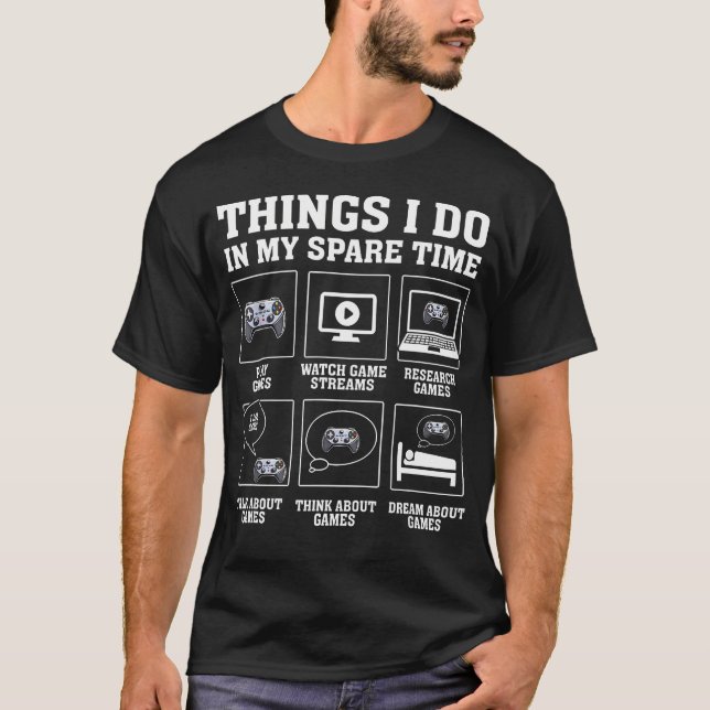T-shirt Joueur drôle (Devant)
