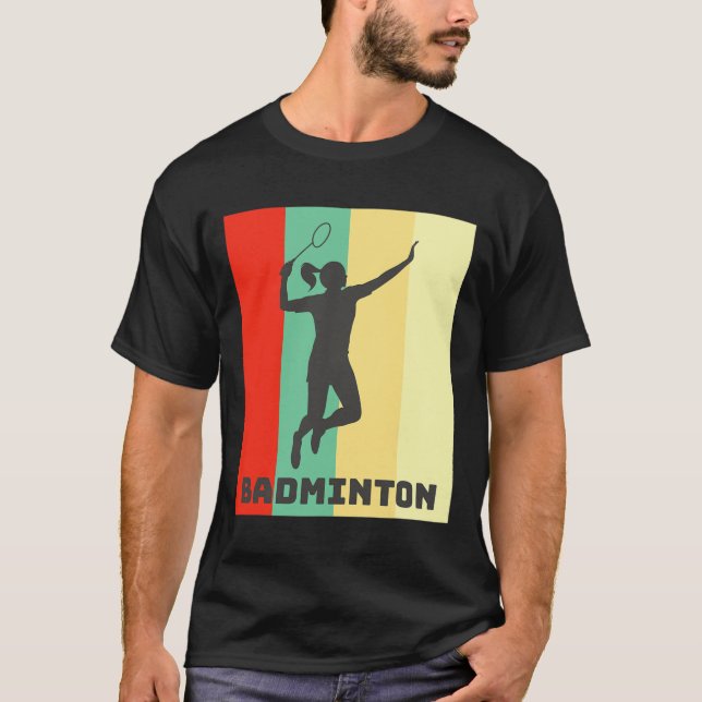 T-shirt Joueur du badminton (Devant)