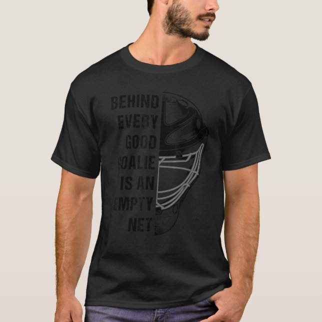 T-shirt Joueur du masque de gardien de but de hockey pour  (Devant)