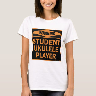 T-shirt Joueur d'ukulélé d'étudiant
