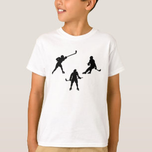 T-shirt Joueur en bâton de hockey sur glace silhouette ca