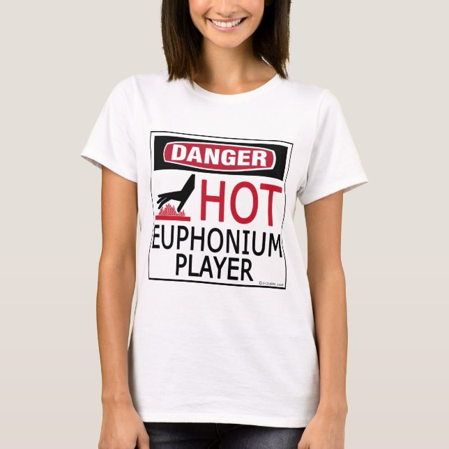 T-shirt Joueur euphonique chaud (Devant)
