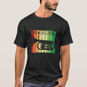 T-shirt Joueur Euphonique vintage Instrument de musique Ba