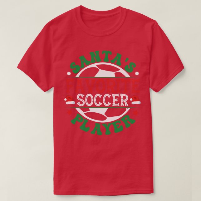 T-shirt Joueur favori de Santas (Design devant)