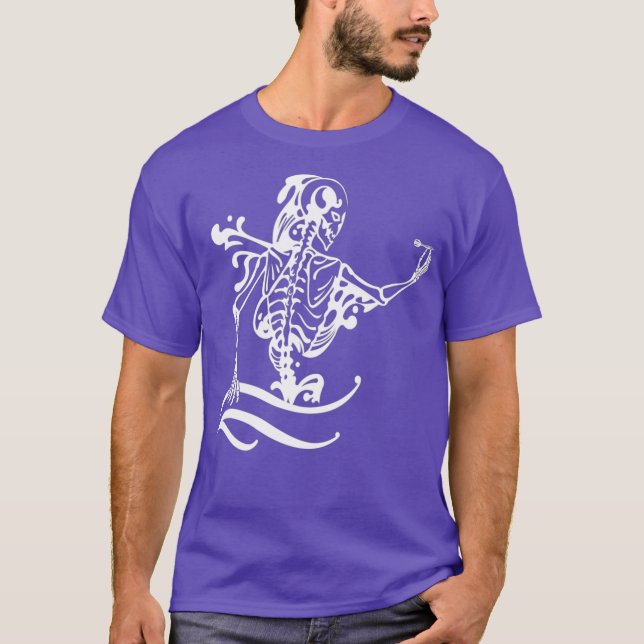 T-shirt Joueur fléchettes Skeleton Dart (Devant)