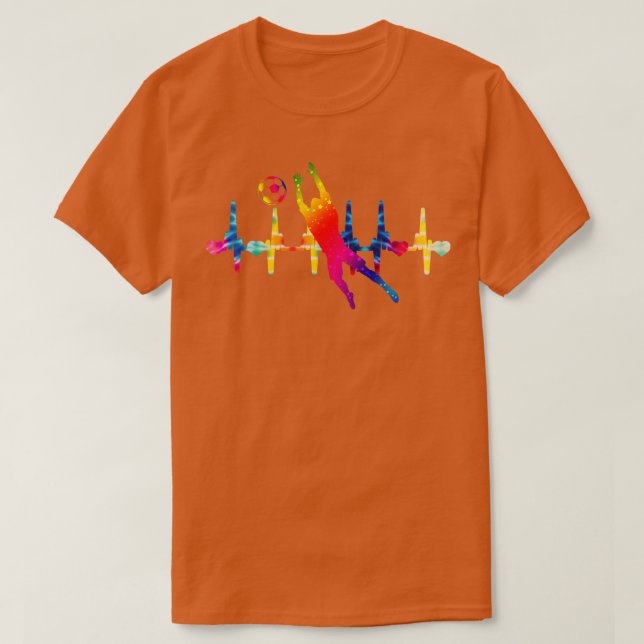 T-shirt Joueur Garçons Enfants Jeunes Hommes Colorful Hear (Design devant)