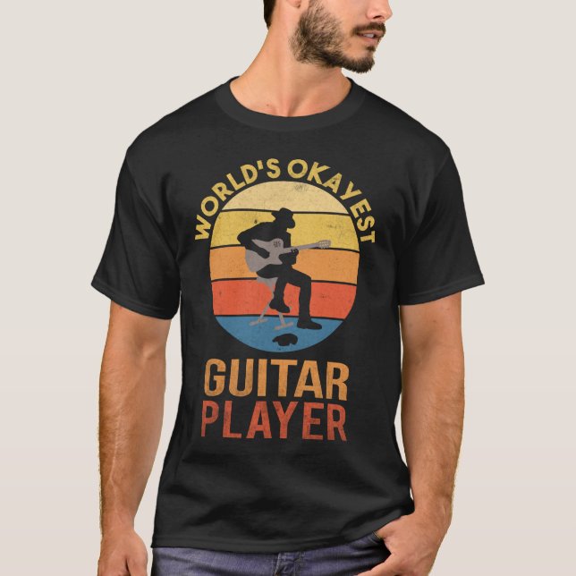 T-shirt joueur guitare (Devant)