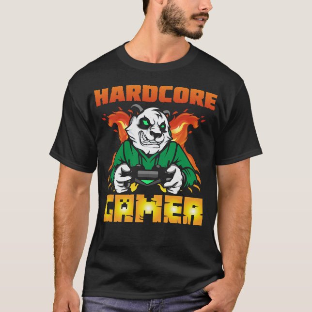 T-shirt Joueur hardcore (Devant)