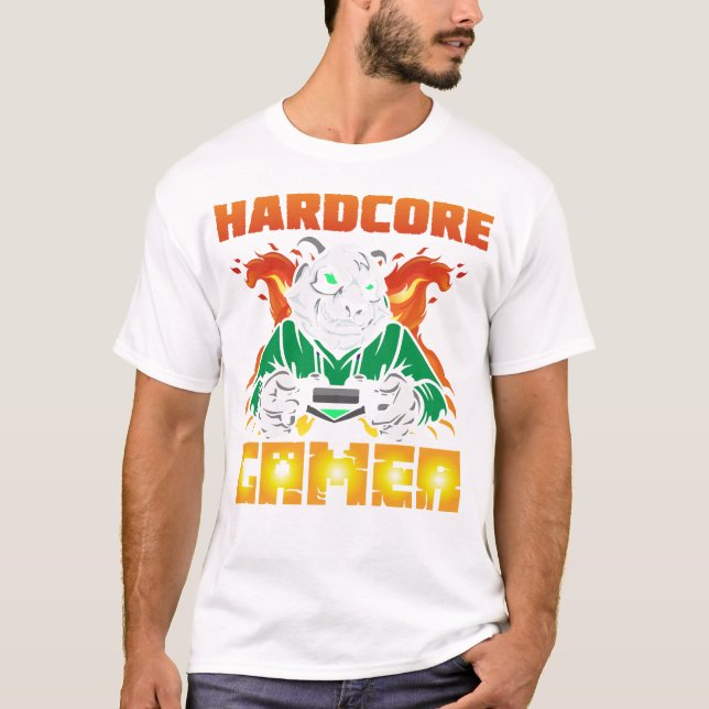 T-shirt Joueur hardcore (Devant)