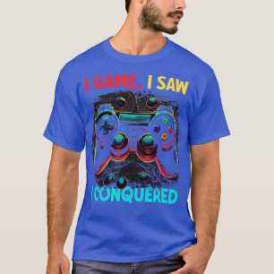 T-shirt Joueur I Jeu J'Ai Vu J'Ai Conquis (2)