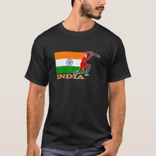 T-shirt Joueur indien de cricket