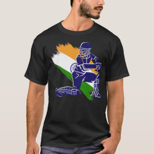 T-shirt joueur indien de cricket