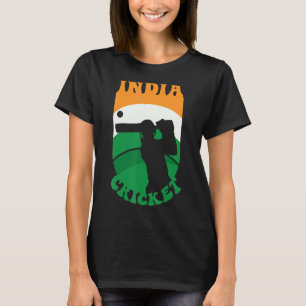 T-shirt Joueur indien de cricket de cricket