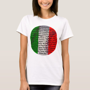T-shirt Joueur Italien Américain De Baseball