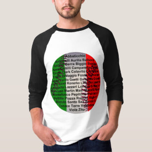 T-shirt Joueur Italien Américain De Baseball