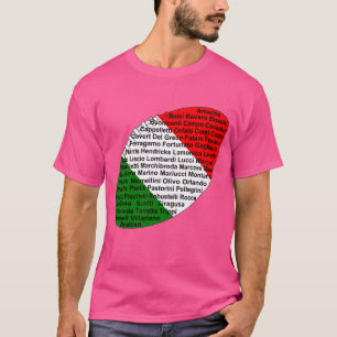 T-shirt Joueur Italien Américain De Football