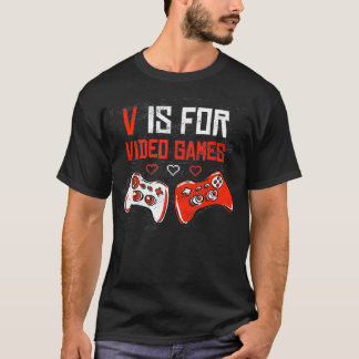T-shirt Joueur, Jeux Vidéo Drôle Joystick Graphisme