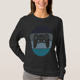 T-shirt Joueur Jeux Vidéo Rétro Vintage Pour Garçons Homme