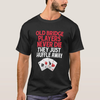T-shirt Joueur Joueur de carte de pont