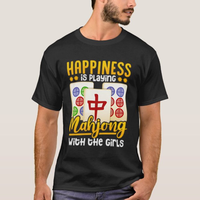 T-shirt Joueur Mahjong (Devant)