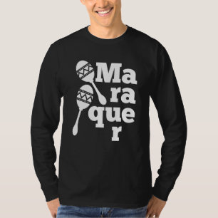 T-shirt Joueur Maracas Mexique Musique latine Musicien Per
