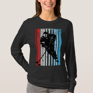 T-shirt Joueur masculin de hockey sur glace 32e anniversai