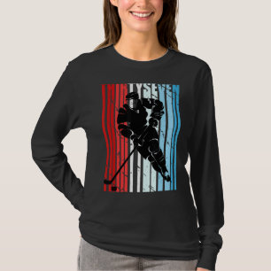 T-shirt Joueur masculin de hockey sur glace 37e anniversai