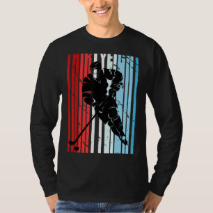 T-shirt Joueur masculin de hockey sur glace 38e anniversai