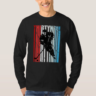 T-shirt Joueur masculin de hockey sur glace 39e anniversai