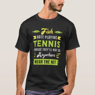 T-shirt Joueur Match de Tennis Racket Court Sports Drôle C