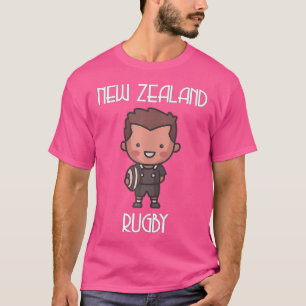T-shirt Joueur néo-zélandais de rugby