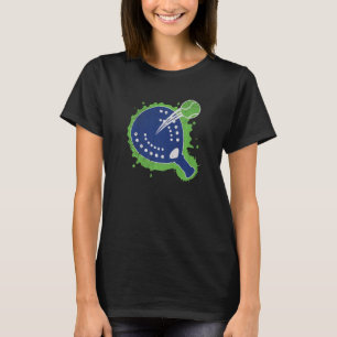 T-shirt Joueur Padel Vintage Retro Padel Racket Tennis