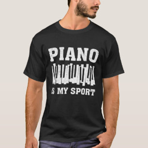 T-shirt Joueur Piano vintage Clavier Cadeau Piano Est Mon