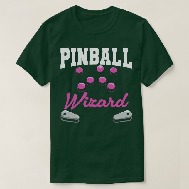 T-shirt Joueur Pinball (Design devant)