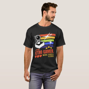 T-shirt Joueur Rétro Certifié – Plus de Pixels S'il Vous P
