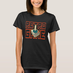 T-shirt Joueur Rétro Vintage Jeux Vidéo Arcade des Années