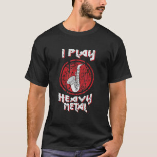 T-shirt Joueur saxophone Hommes Jazz Musique Big Band Saxo
