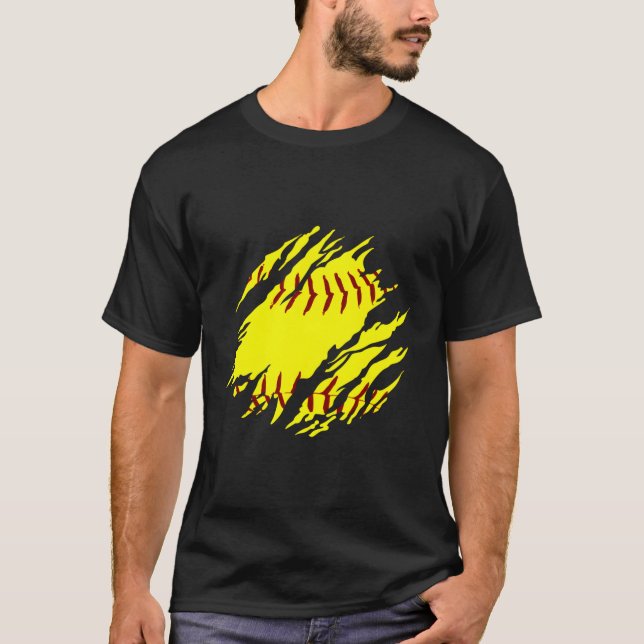 T-shirt Joueur Softball Red Stitch (Devant)